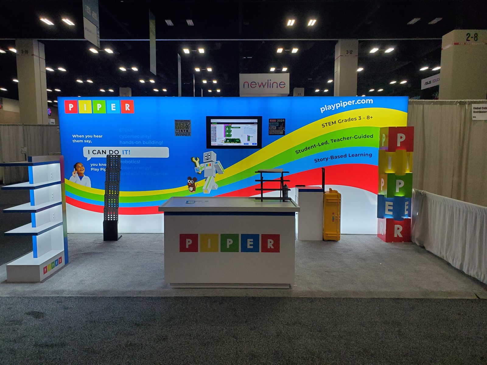 Expo Booth with Backlit Graphics