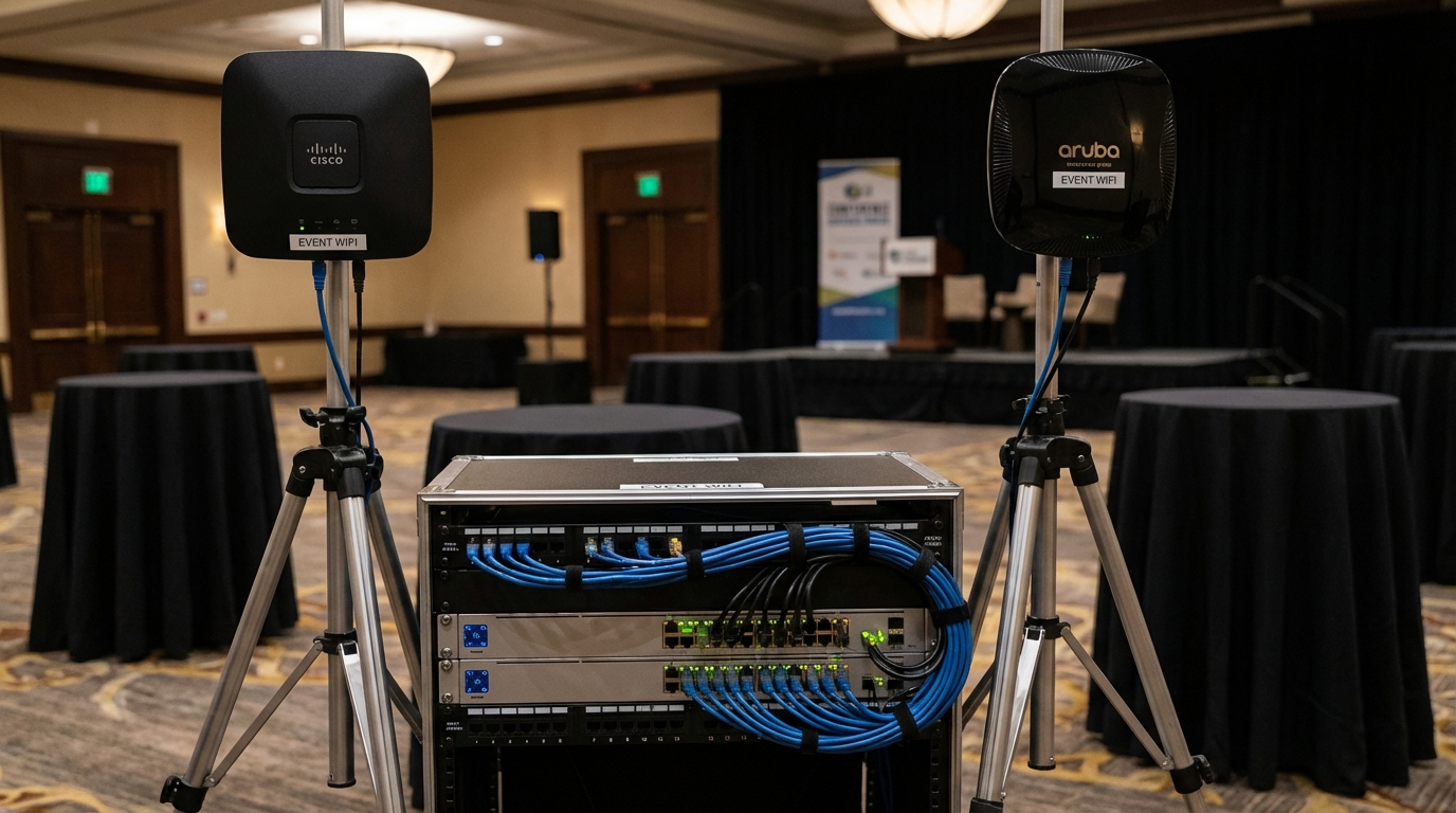 Event WiFi & Networking: Why Your Venue's Internet Isn't Enough
